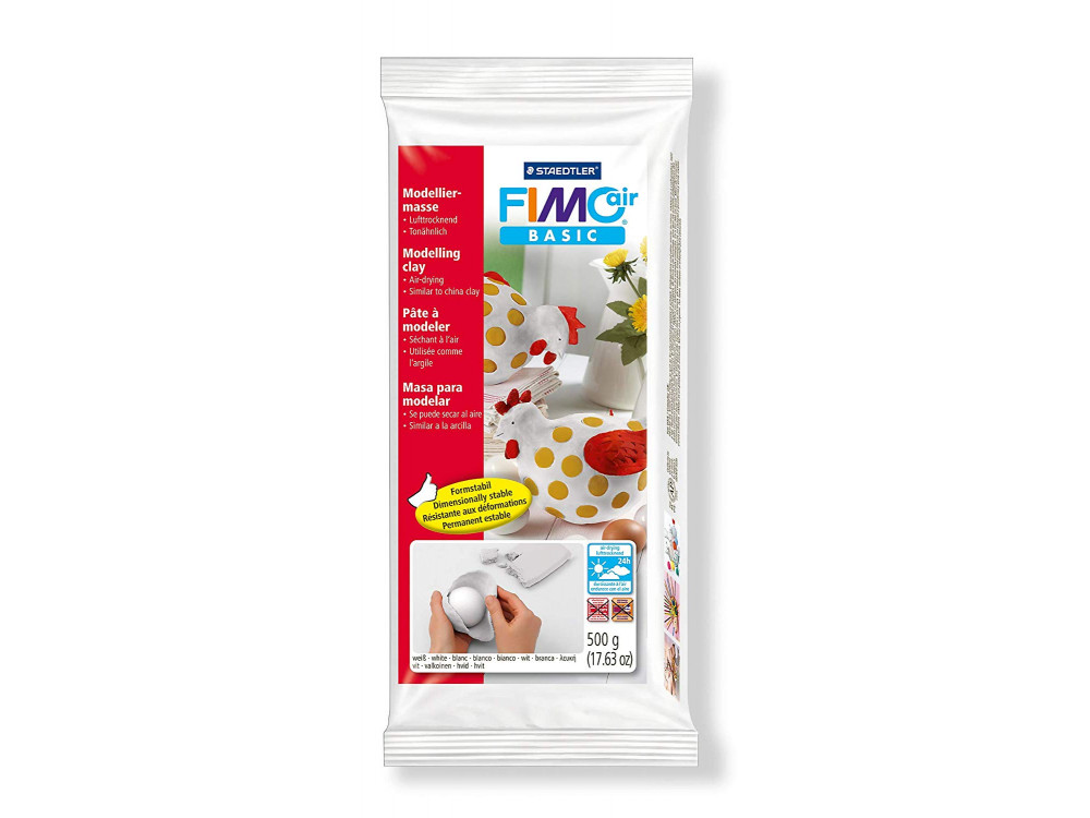 Modelling clay Fimo Air Basic - Staedtler - white, 500 g