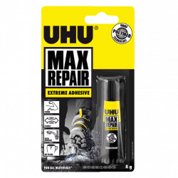 Extremely strong adhesive glue Max Repair - UHU - transparent, 8 g