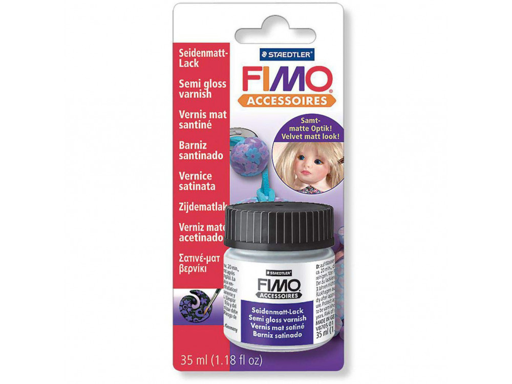 Lakier wodny Fimo - Staedtler - półmatowy, 35 ml