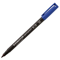 Permanent Lumocolor Pen - Staedtler - blue, M