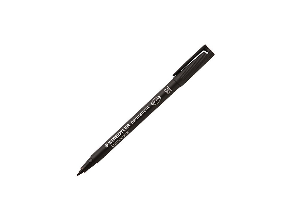 Foliopis permanentny Lumocolor - Staedtler - czarny, M