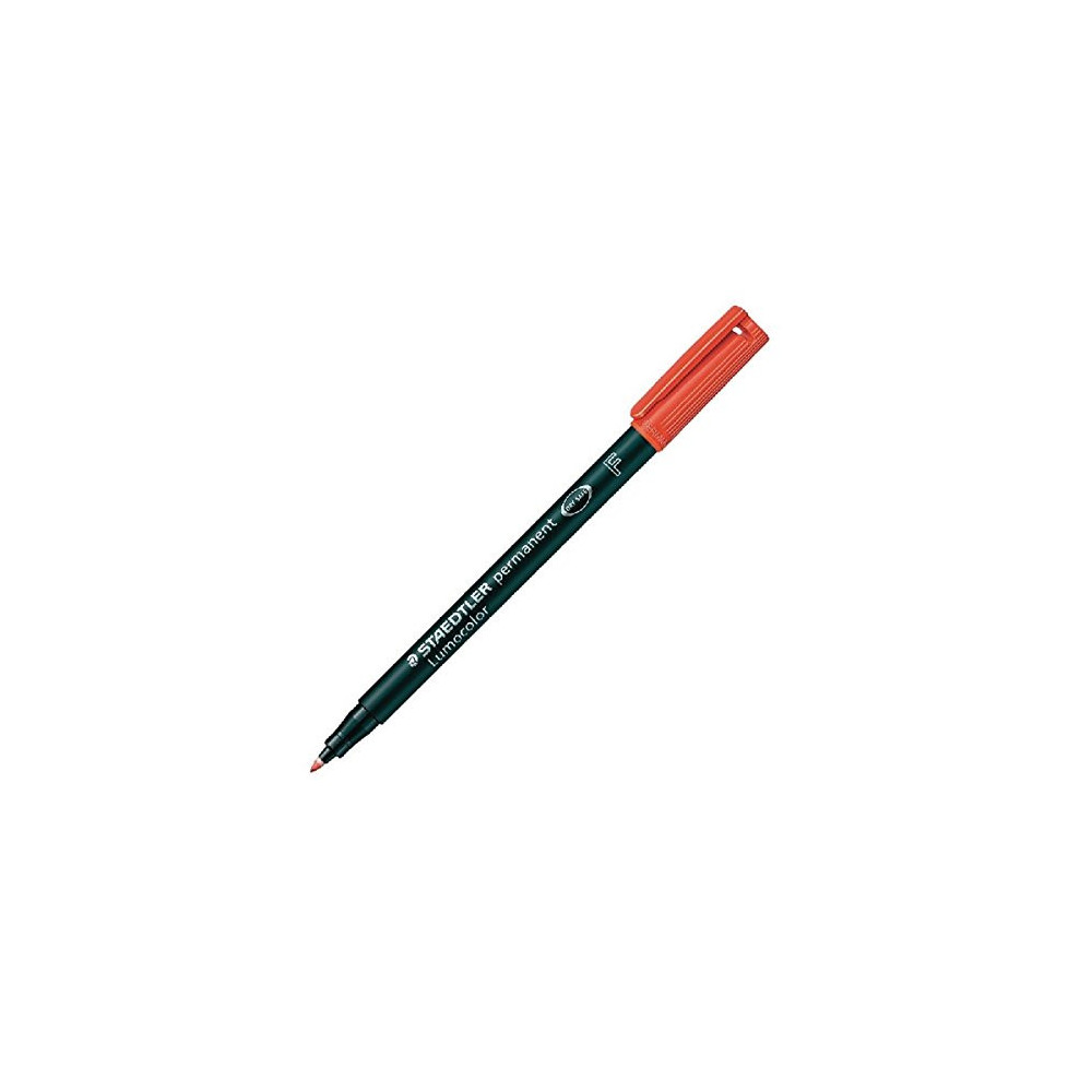 Permanent Lumocolor Pen - Staedtler - red, F