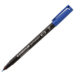 Permanent Lumocolor Pen - Staedtler - blue, F