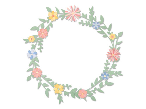 Set of Thinlits cutting dies - Sizzix - Spring Foliage, 9 pcs.