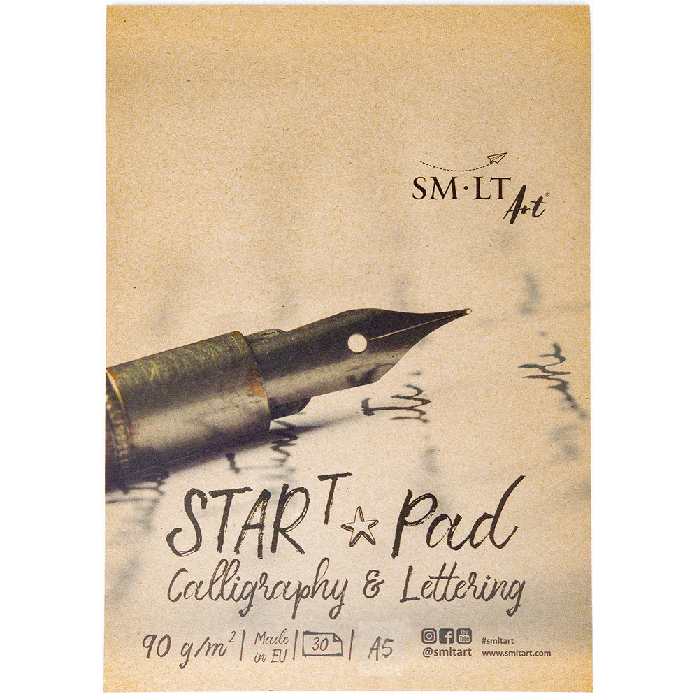 Calligraphy and lettering Start pad - SM-LT - A5, 90 g/m2, 30 sheets