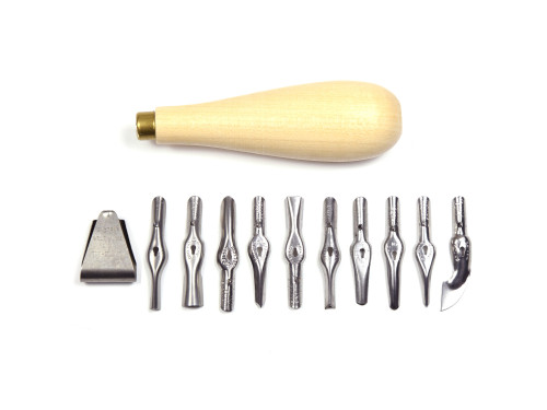 Lino Cutters set - William Mitchell - 11 pcs.