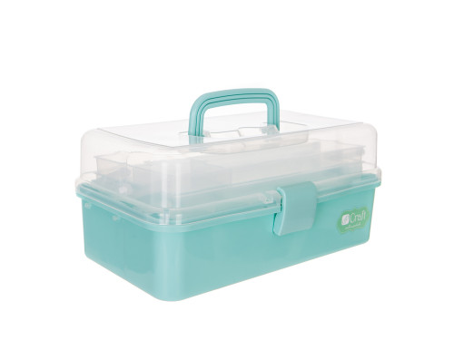 Organizer, folding case - DpCraft - mint, 33 x 20 x 14,5 cm