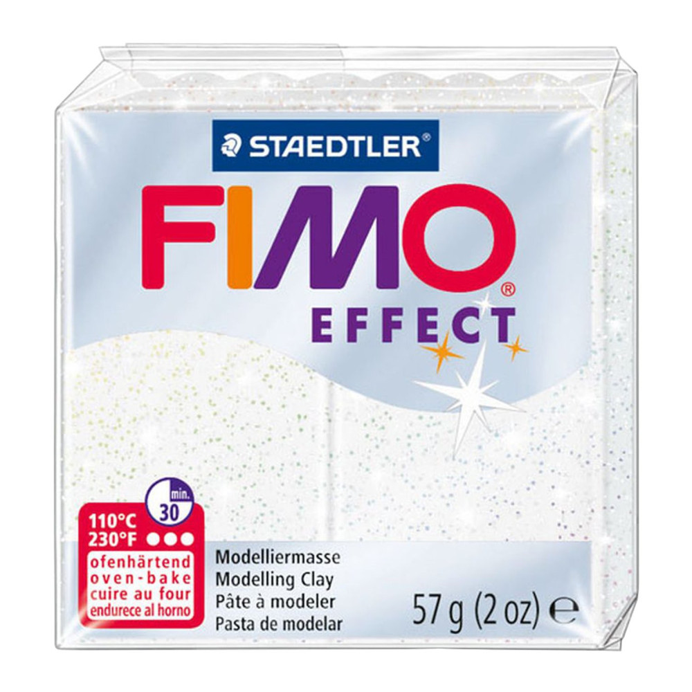 Masa termoutwardzalna Fimo Effect - Staedtler - biała błyszcząca, 57 g
