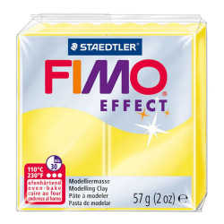 Masa termoutwardzalna Fimo Effect - Staedtler - żółta przezroczysta, 57 g
