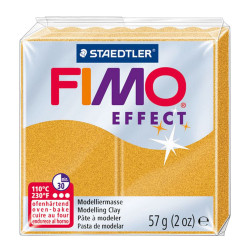 Masa termoutwardzalna Fimo Effect - Staedtler - złota metaliczna, 57 g