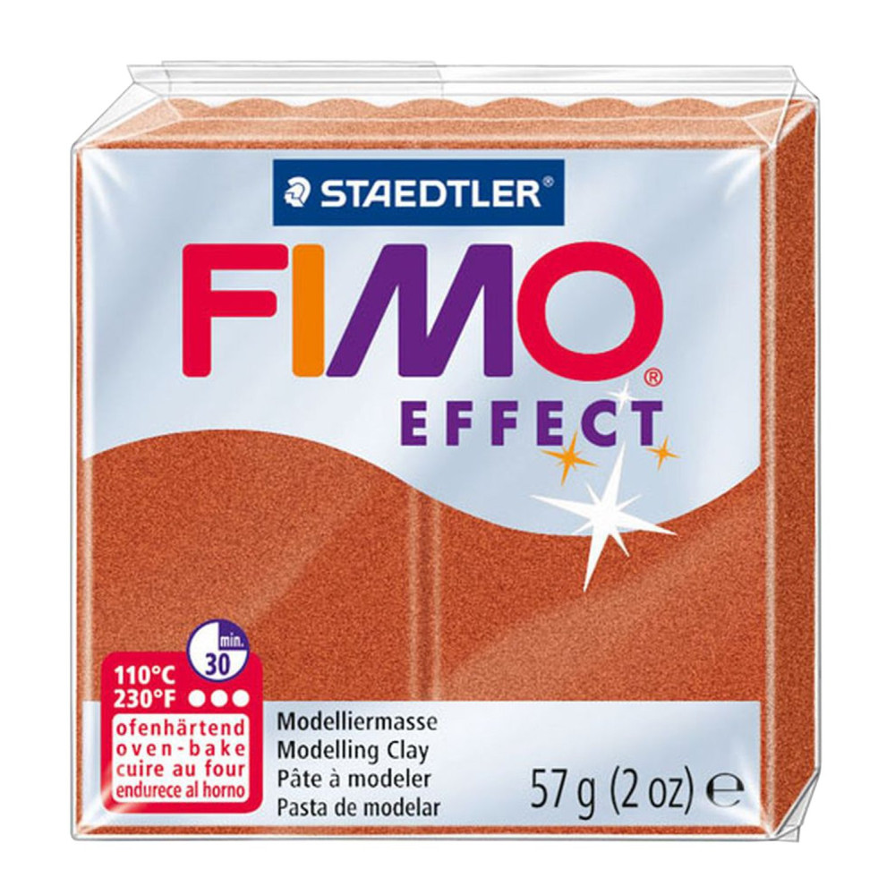 Masa termoutwardzalna Fimo Effect - Staedtler - miedziana, 57 g