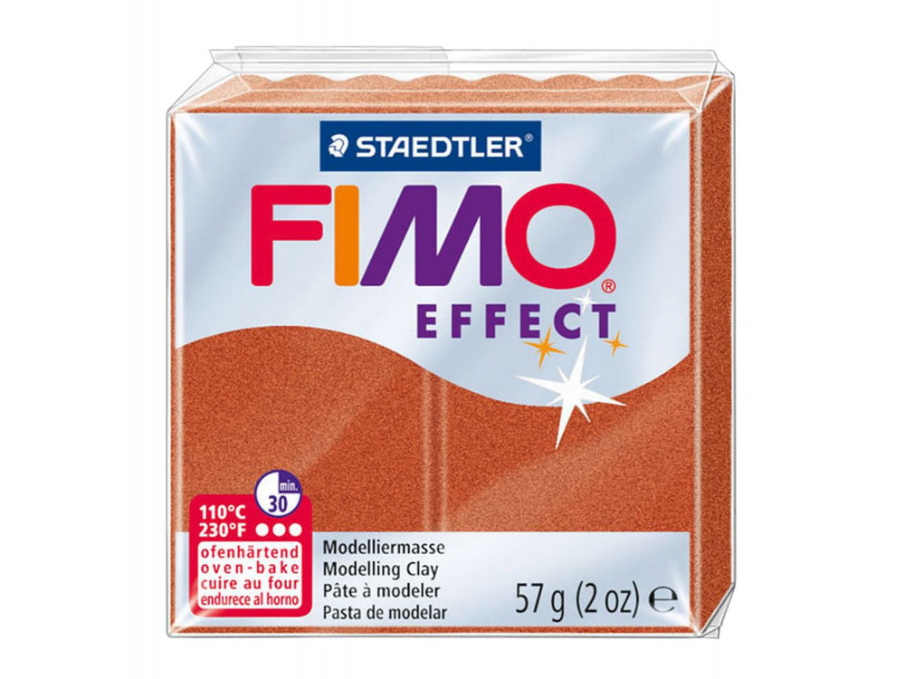 Masa termoutwardzalna Fimo Effect - Staedtler - miedziana, 57 g