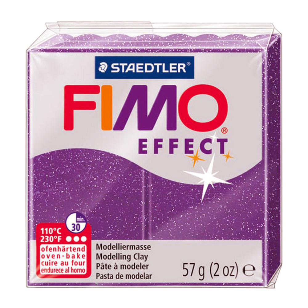 Fimo Effect modelling clay - Staedtler - glitter purple, 57 g
