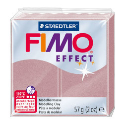 Masa termoutwardzalna Fimo Effect - Staedtler - różana perłowa, 57 g