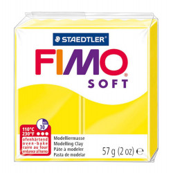Masa termoutwardzalna Fimo Soft - Staedtler - cytrynowa, 57 g