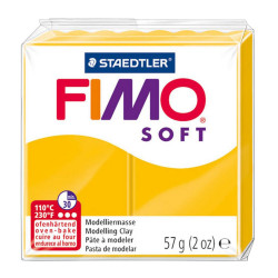 Masa termoutwardzalna Fimo Soft - Staedtler - żółta słoneczna, 57 g