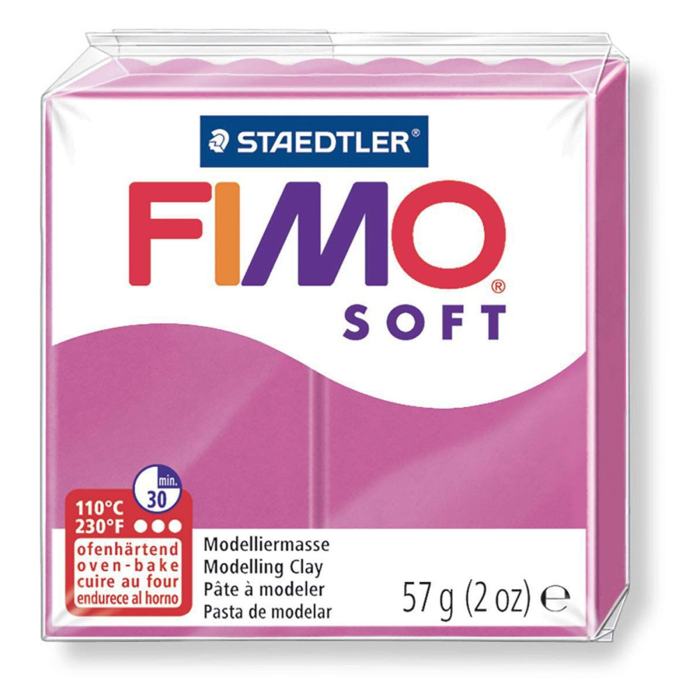 Masa termoutwardzalna Fimo Soft - Staedtler - amarantowa, 57 g