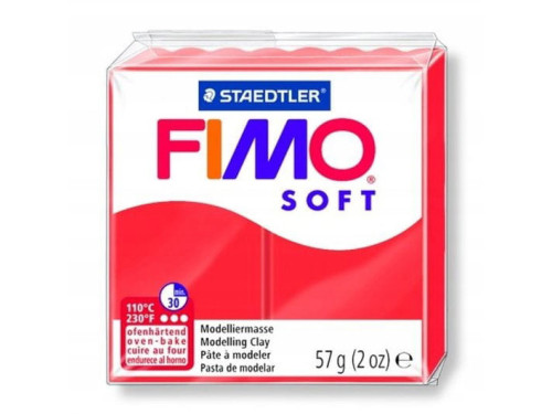 Fimo Soft modelling clay - Staedtler - red, 57 g