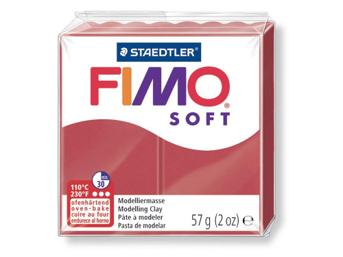 Fimo Soft modelling clay - Staedtler - dark red, 57 g