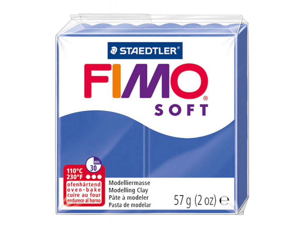Masa termoutwardzalna Fimo Soft - Staedtler - niebieska, 57 g