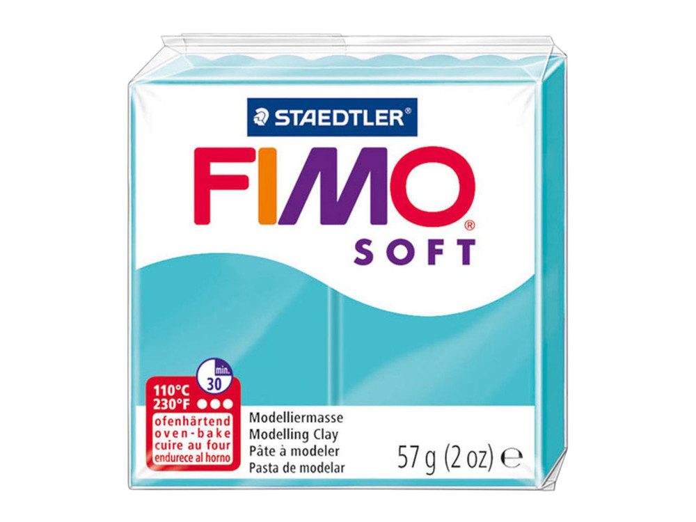 Masa termoutwardzalna Fimo Soft - Staedtler - turkusowa, 57 g