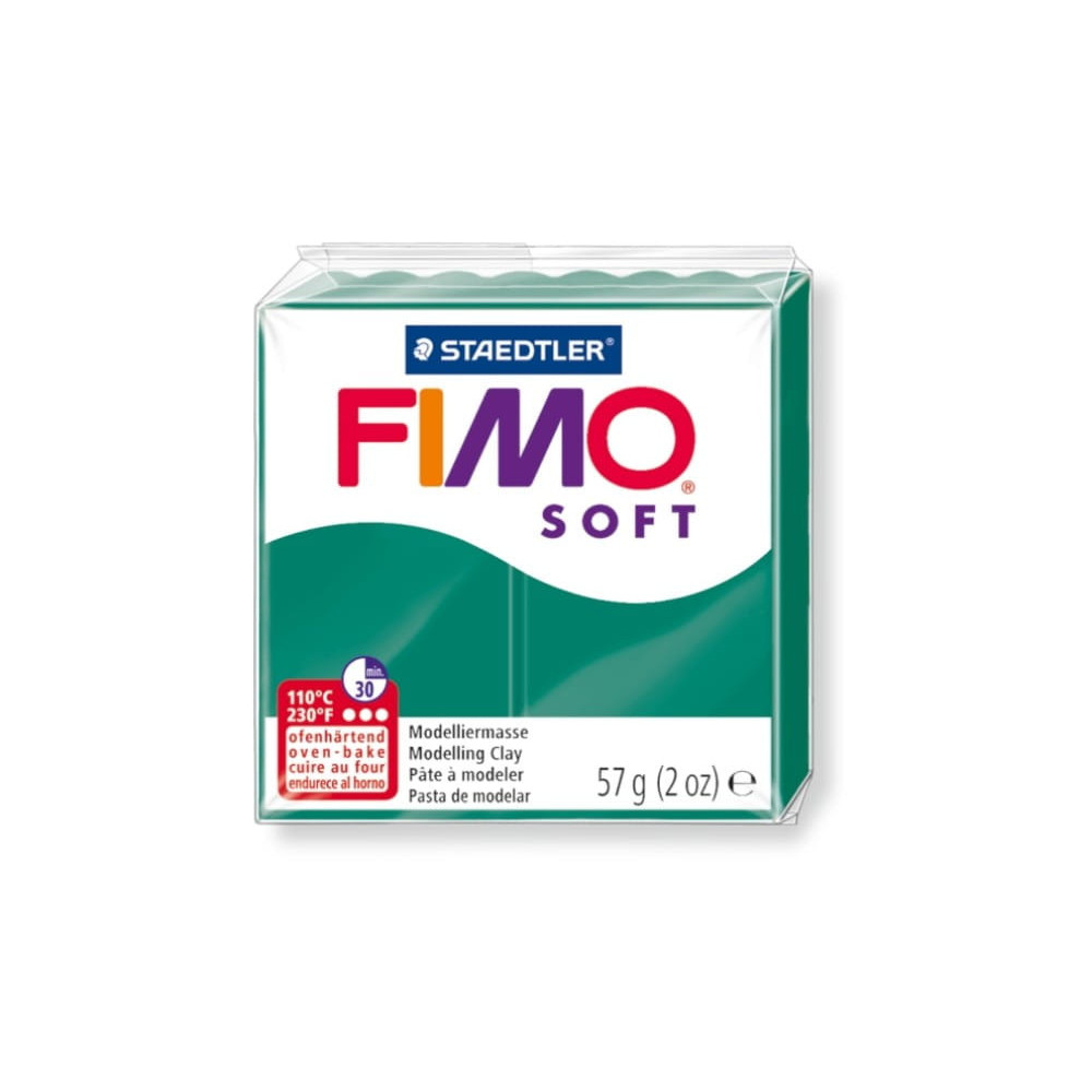 Fimo Soft modelling clay - Staedtler - emerald green, 57 g