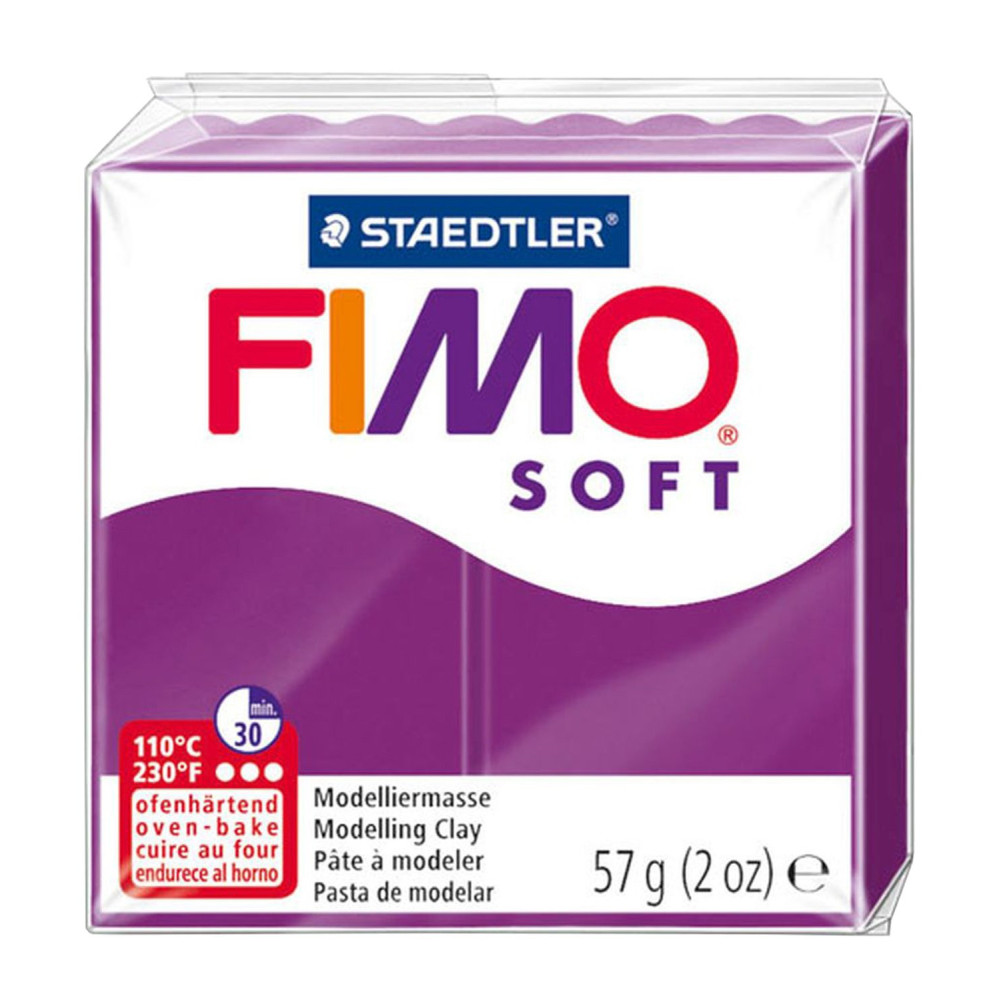 Masa termoutwardzalna Fimo Soft - Staedtler - fioletowa, 57 g
