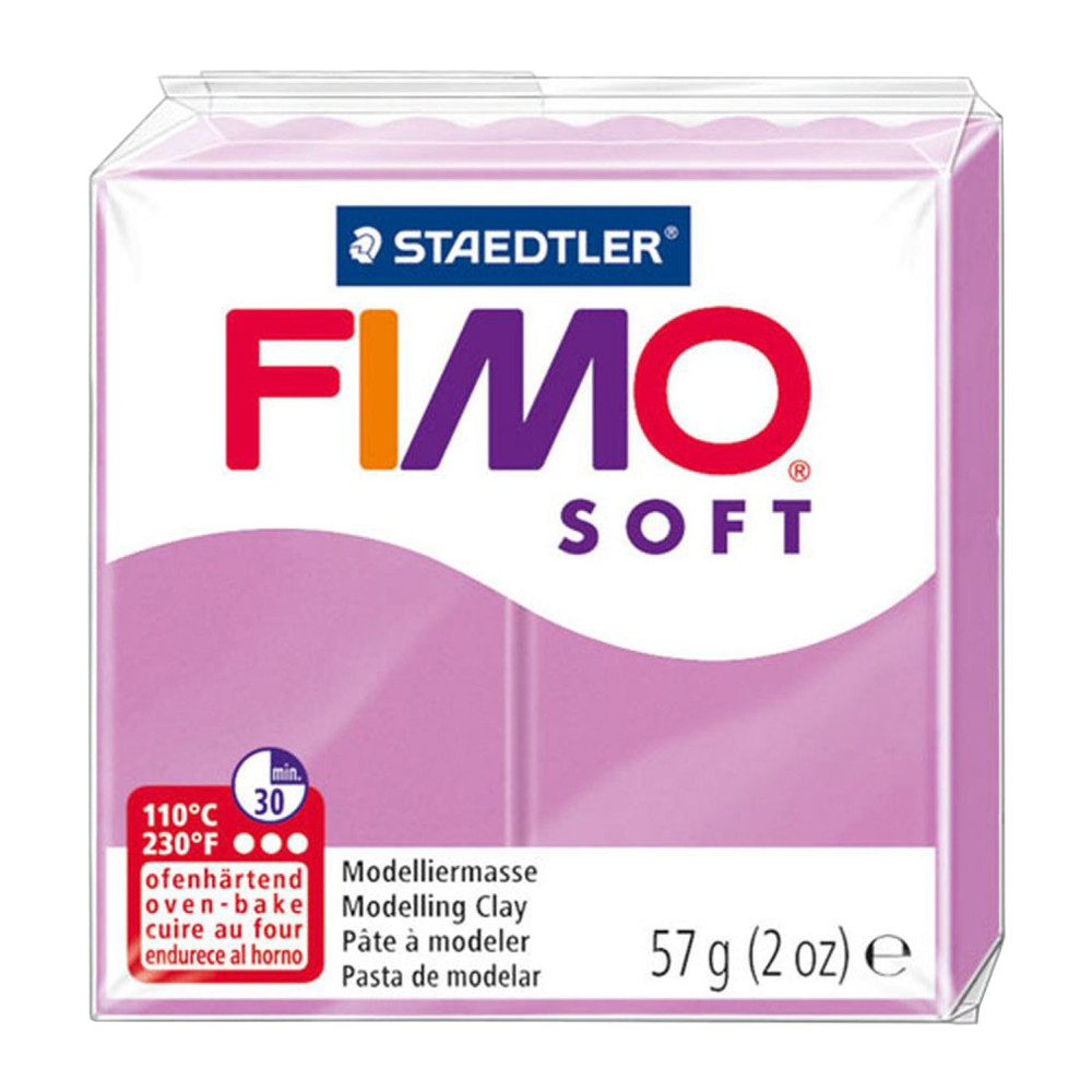 Masa termoutwardzalna Fimo Soft - Staedtler - lawendowa, 57 g