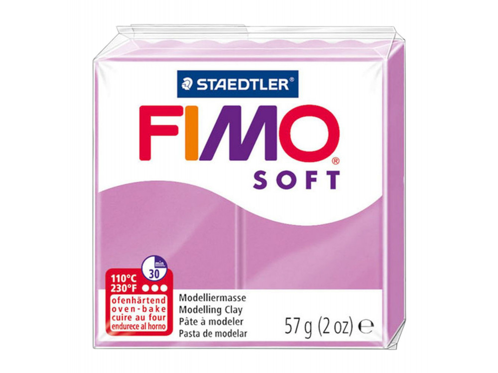 Masa termoutwardzalna Fimo Soft - Staedtler - lawendowa, 57 g