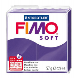 Masa termoutwardzalna Fimo Soft - Staedtler - śliwkowa, 57 g