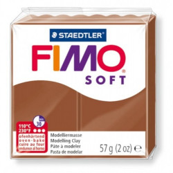 Masa termoutwardzalna Fimo Soft - Staedtler - brązowa, 57 g