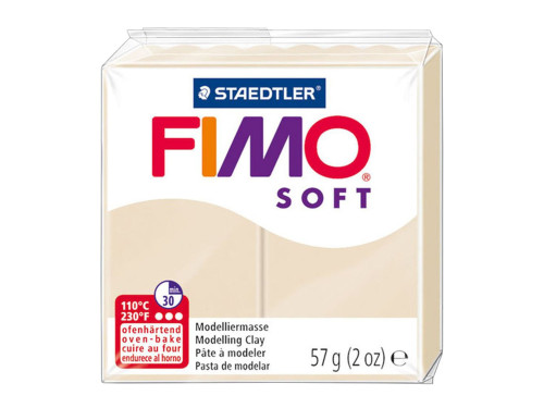 Masa termoutwardzalna Fimo Soft - Staedtler - piaskowa, 57 g