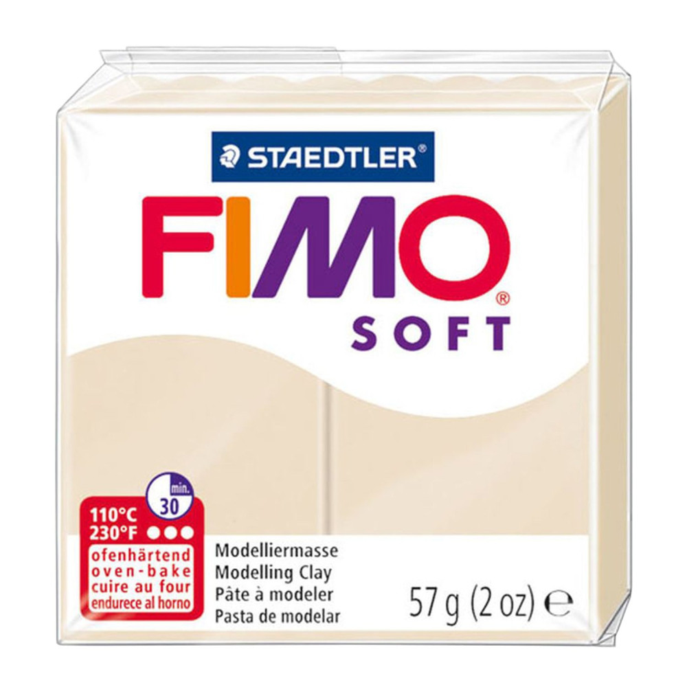 Masa termoutwardzalna Fimo Soft - Staedtler - piaskowa, 57 g