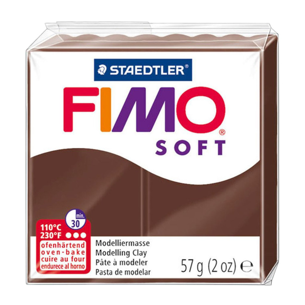 Masa termoutwardzalna Fimo Soft - Staedtler - czekoladowa, 57 g