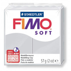 Masa termoutwardzalna Fimo Soft - Staedtler - jasnoszara, 57 g