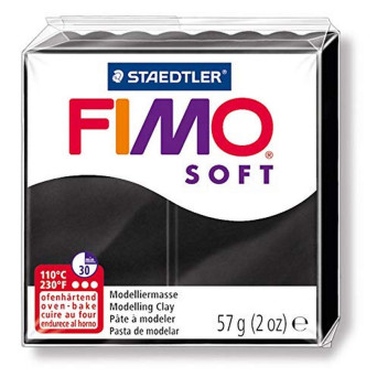 FIMO Soft Pastel Serie Polymer Clay, Mint pastel, Nr. 505, 57g 2oz,  Oven-hardening Polymer Modeling Clay, Pastel Colors by STAEDTLER 