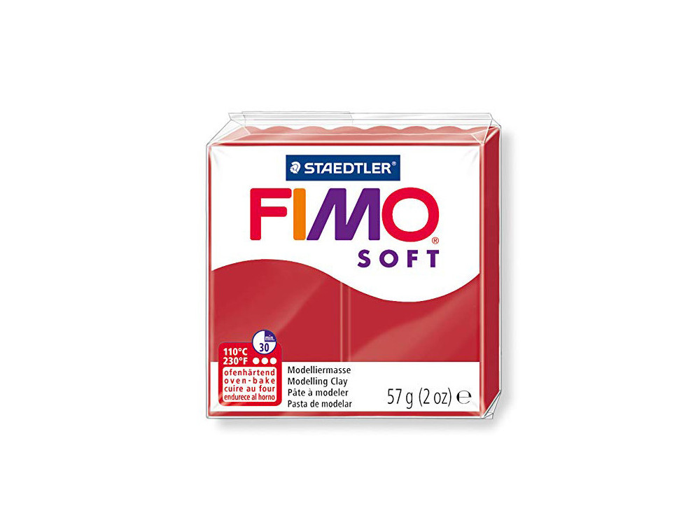 Fimo Soft modelling clay - Staedtler - Christmas red, 57 g