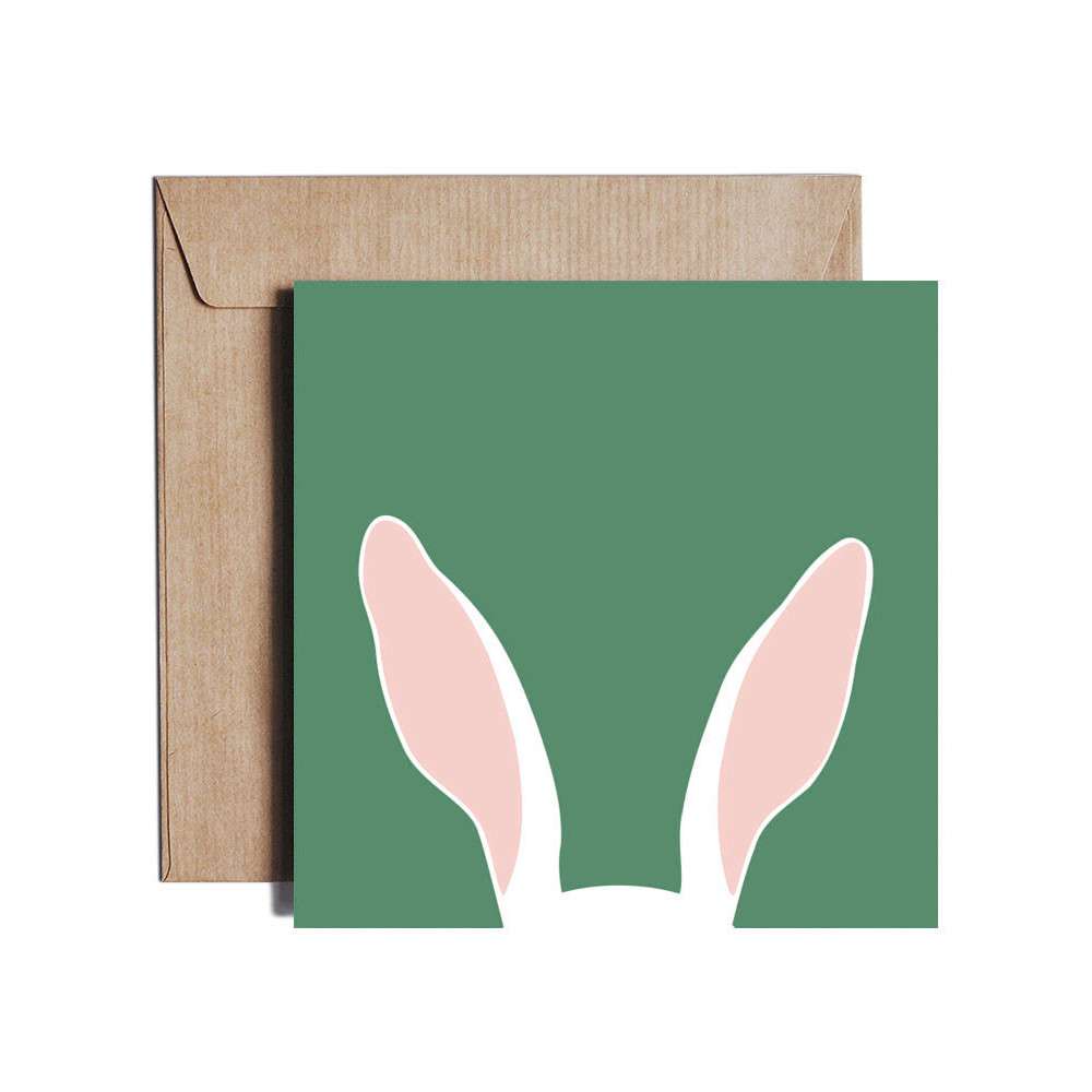 Kartka okolicznościowa - PiesKot - Easter What?, 14,5 x 14,5 cm