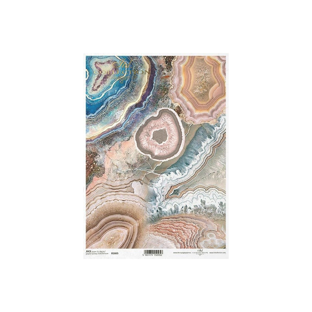 Decoupage paper A4 - ITD Collection - rice, R1665
