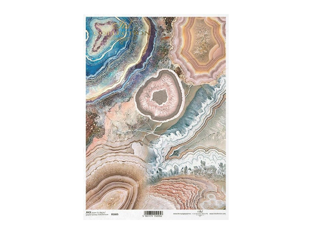 Decoupage paper A4 - ITD Collection - rice, R1665