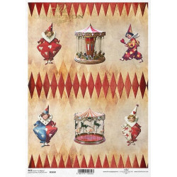 Decoupage paper A4 - ITD Collection - rice, R1650