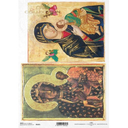 Papier do decoupage A4 - ITD Collection - ryżowy, R1621
