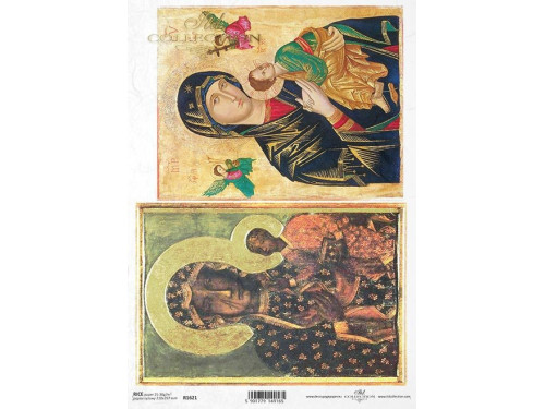 Decoupage paper A4 - ITD Collection - rice, R1621