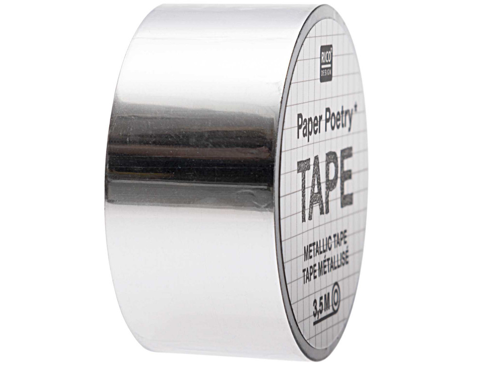 silver metallic tape