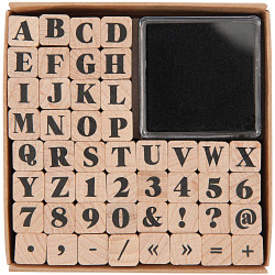 Wooden ABC & Numbers stamp...