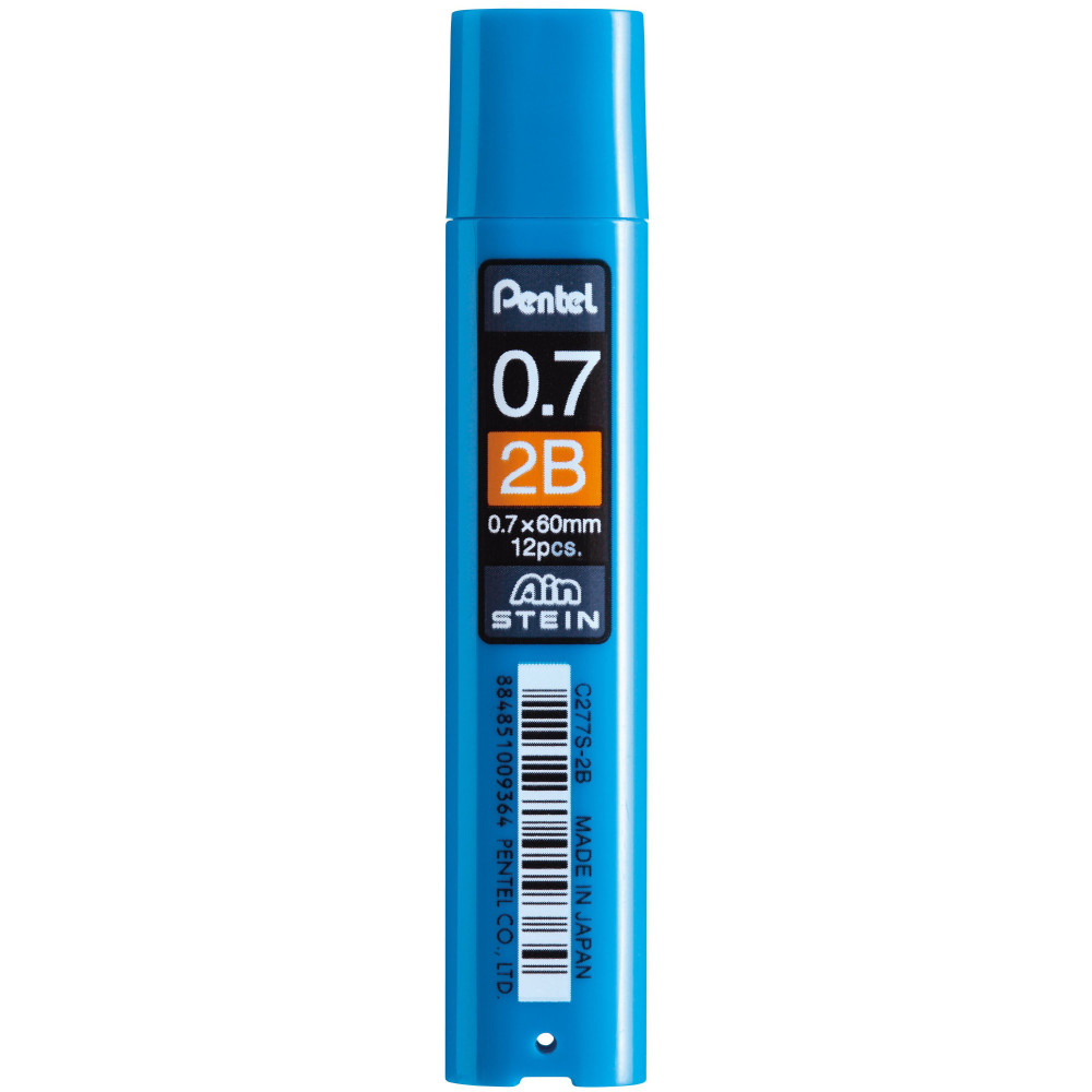 Mechanical pencil lead refills - Pentel - 0,7 mm, 2B