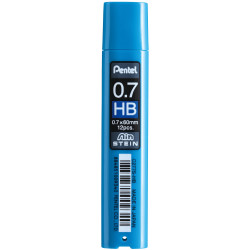 Mechanical pencil lead refills - Pentel - 0,7 mm, HB