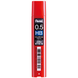 Mechanical pencil lead refill - Pentel - 0,5 mm, HB