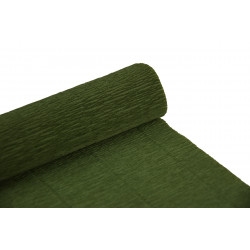 Krepina, bibuła włoska 180 g - Sage green, 50 x 250 cm