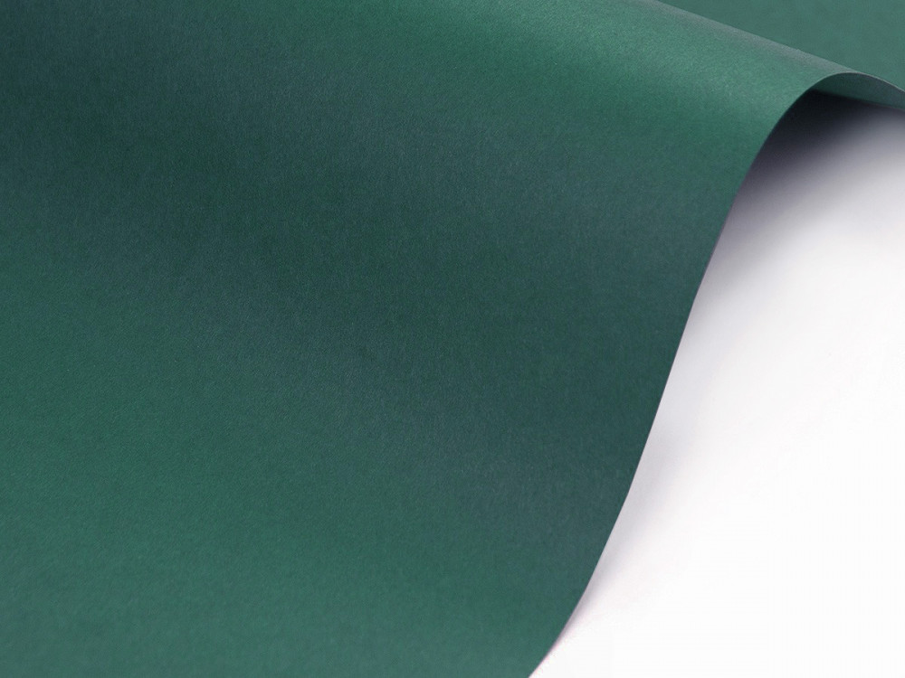 Papier Burano 250g - English Green, ciemnozielony, A4, 20 ark.